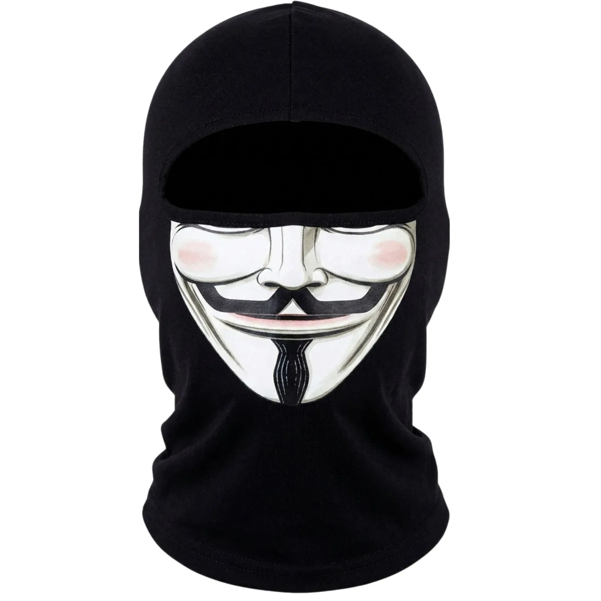 Unisex  Baskılı Balaklava 1 Adet Tek Beden Viskoz Kask İçi Motosiklet Maskesi - Maske