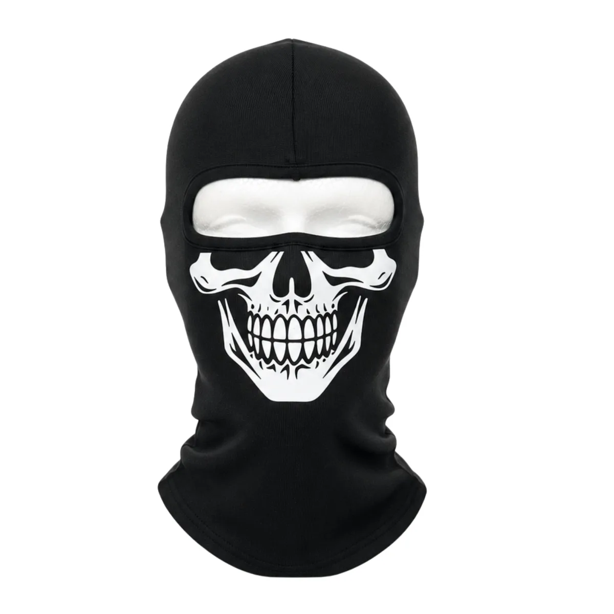 Unisex Kuru Kafa Baskılı Balaklava 1 Adet Tek Beden Viskoz Kask İçi Motosiklet Maskesi - Maske
